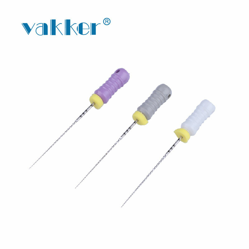 6pcs Dental Endodontic Root Canal Hand Use C Files Stainless Steel 21/25mm