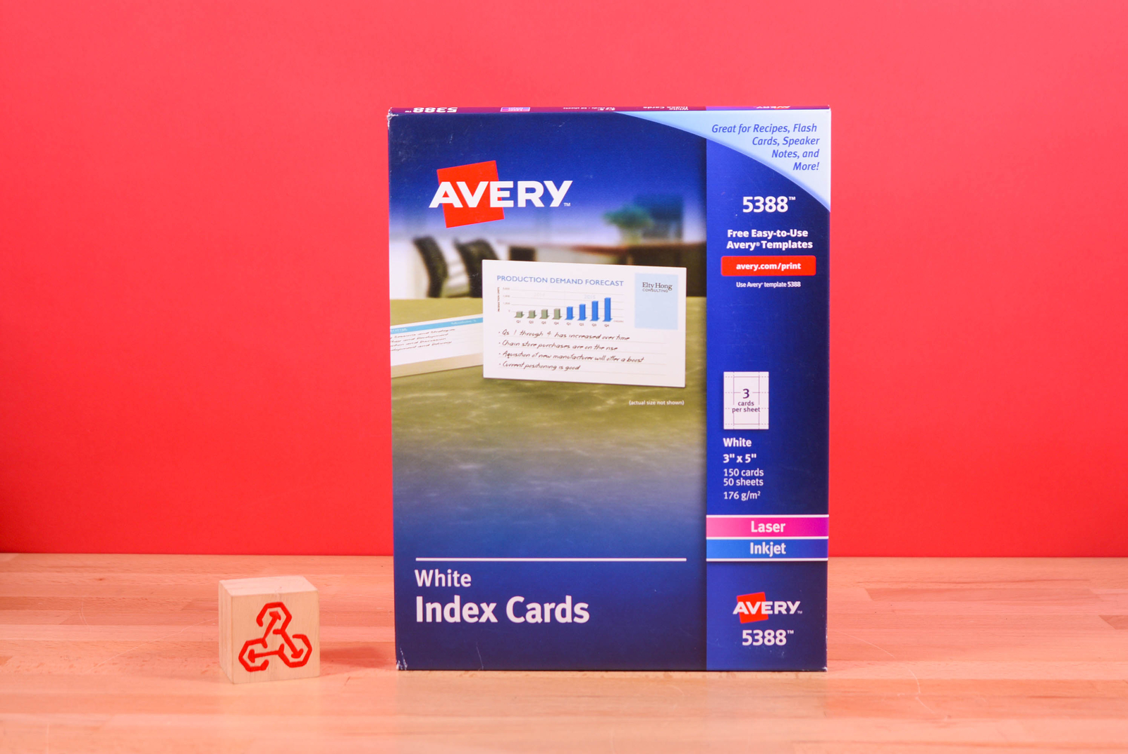 Avery 5388 Printable 3″x 5″ Index Cards for Laser & Inkjet Printers – Grade A