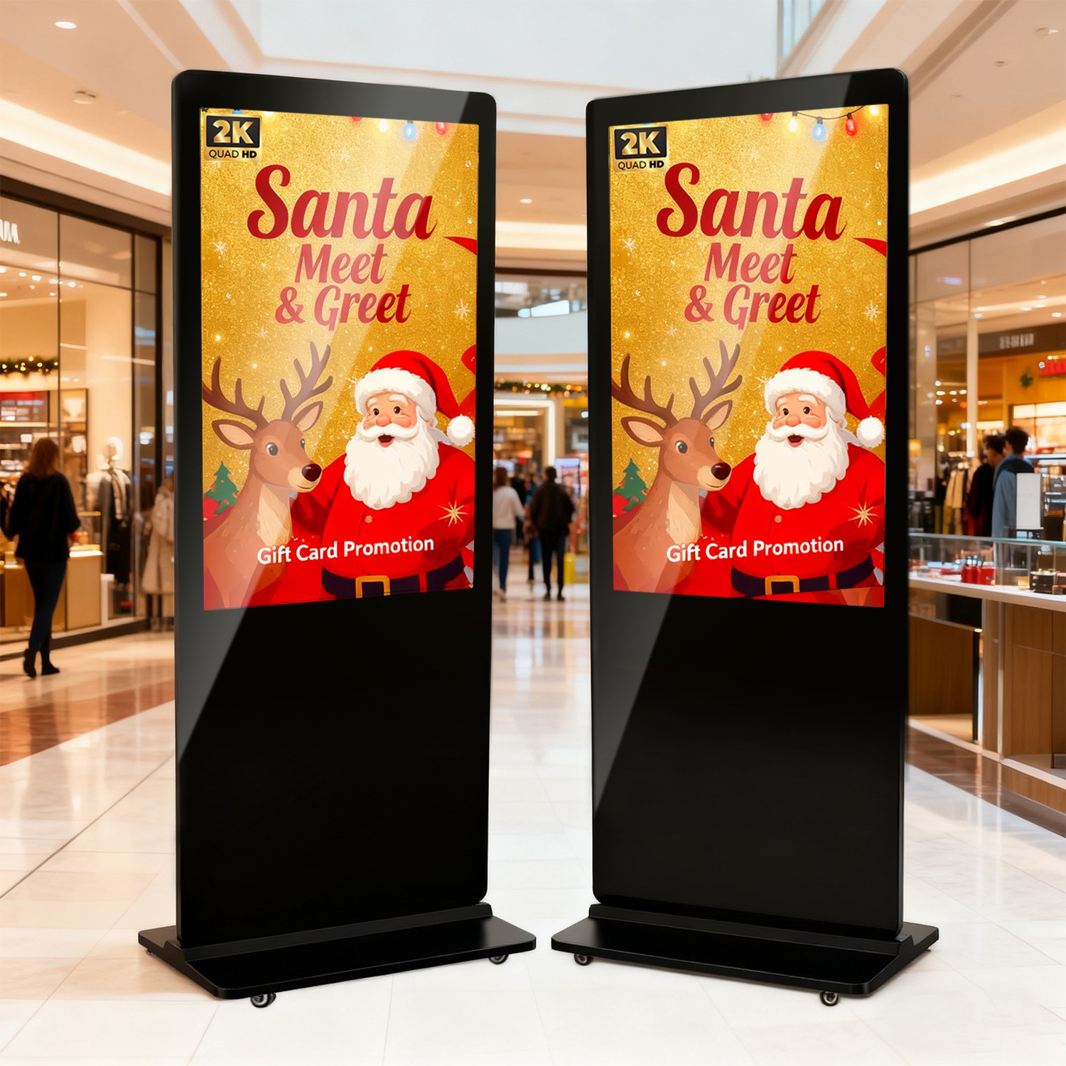 Commercial LCD Screen Digital Signage Display Non-Touchscreen Advertizing iosks