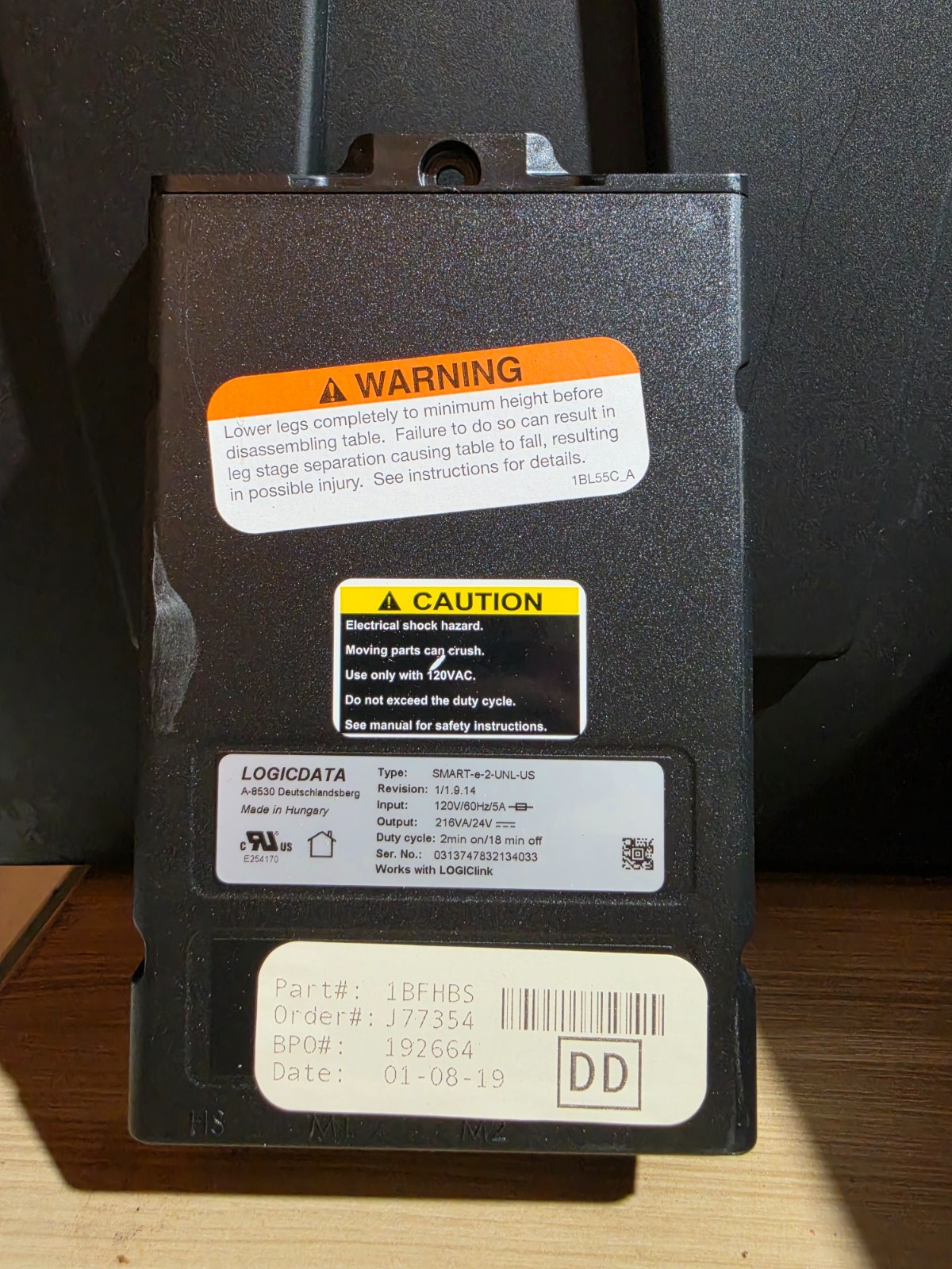 LogicData SMART-E-2-UNL-US Control Box REV 1/1.9.14 WORKS FREE SHIP