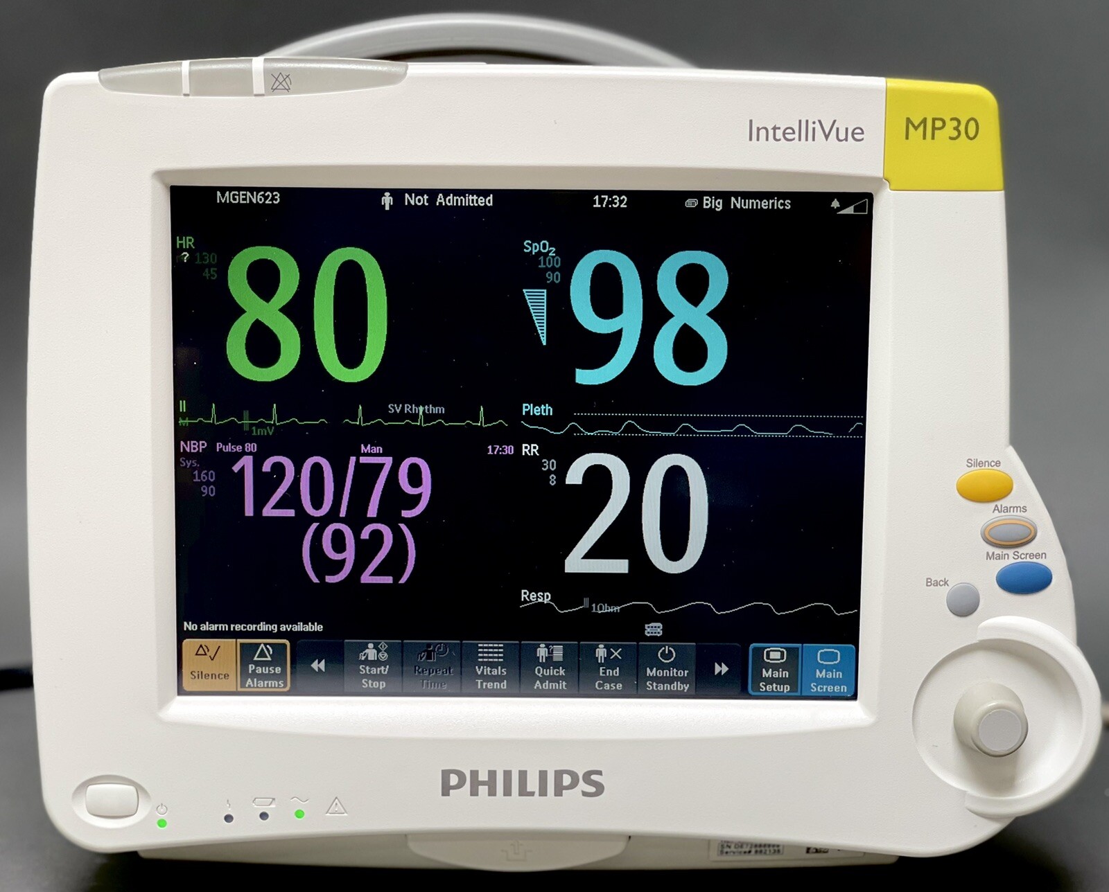 NEW Philips IntelliVue MP30 Touch Screen Patient Monitor With Printer