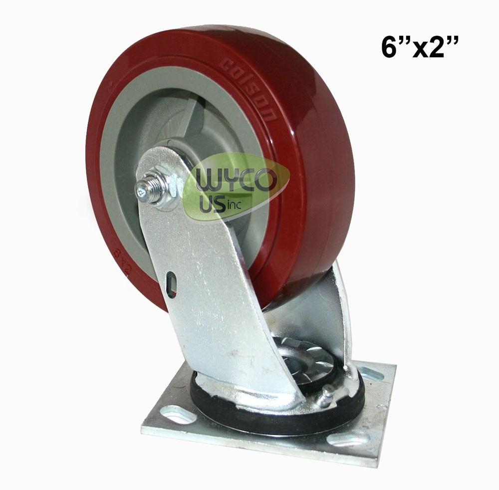 COLSON SWIVEL CASTER,6″ X 2″ FOR NSS CHARGER 2717 DB BUFFER,3392591,33-9-259-1