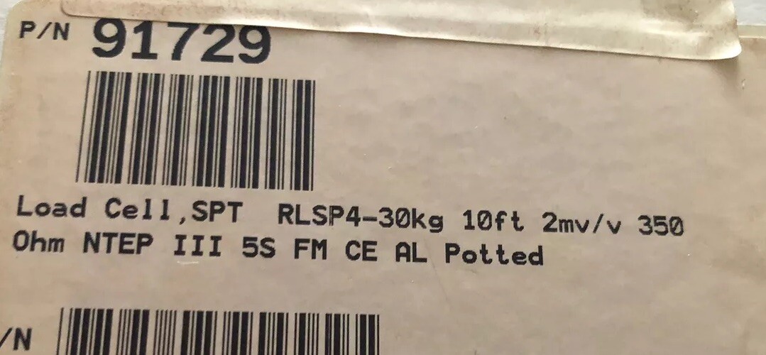 Rice-Lake RLSP4-30KG Aluminum; Single Point Load Cell 30KG 911729