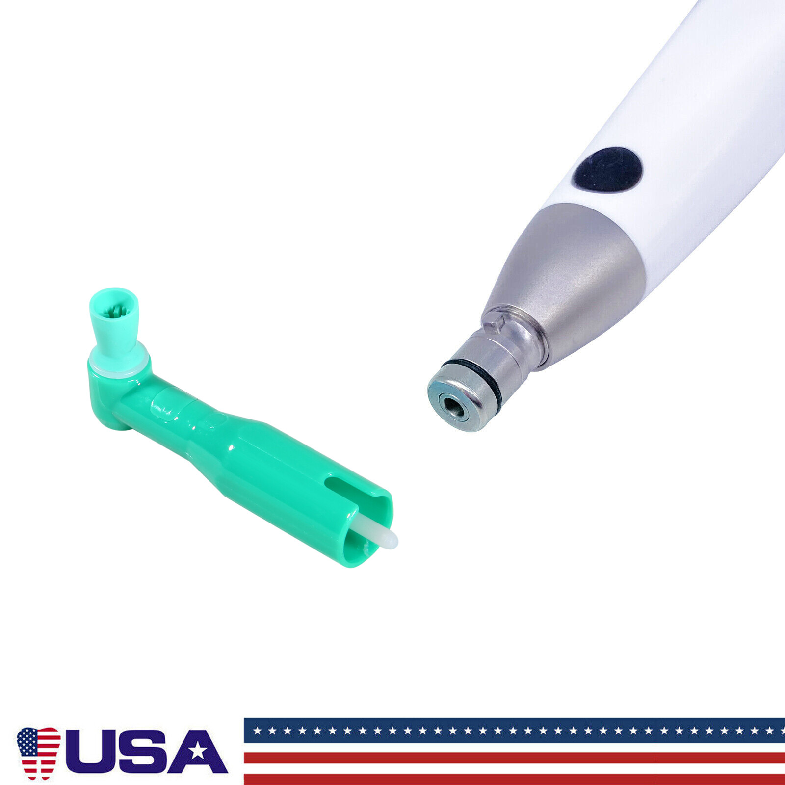 Dental disposable prophy angles Soft cup Latex Free 90° Polishing Cups Green