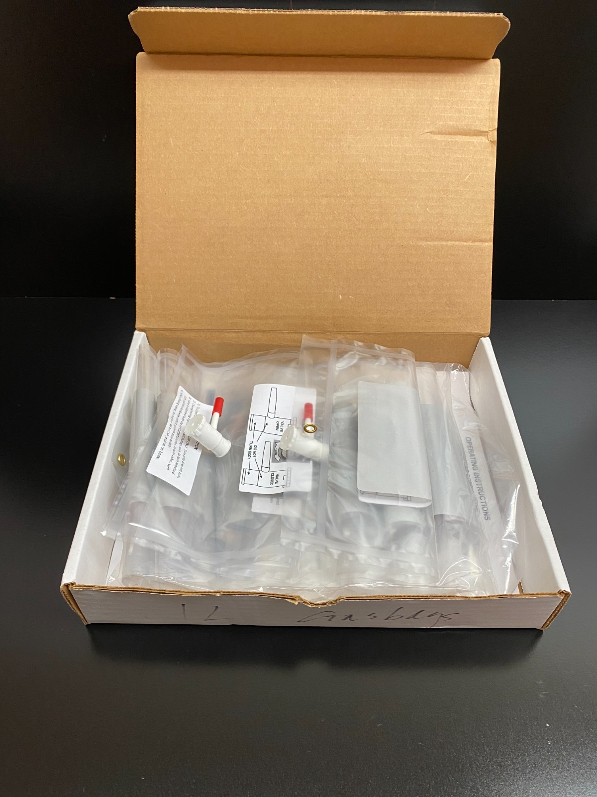 Restek Cat No 22050 Tedlar Size 7″ x 7″ 1 Liter Gas Sample Bags 9 PCS