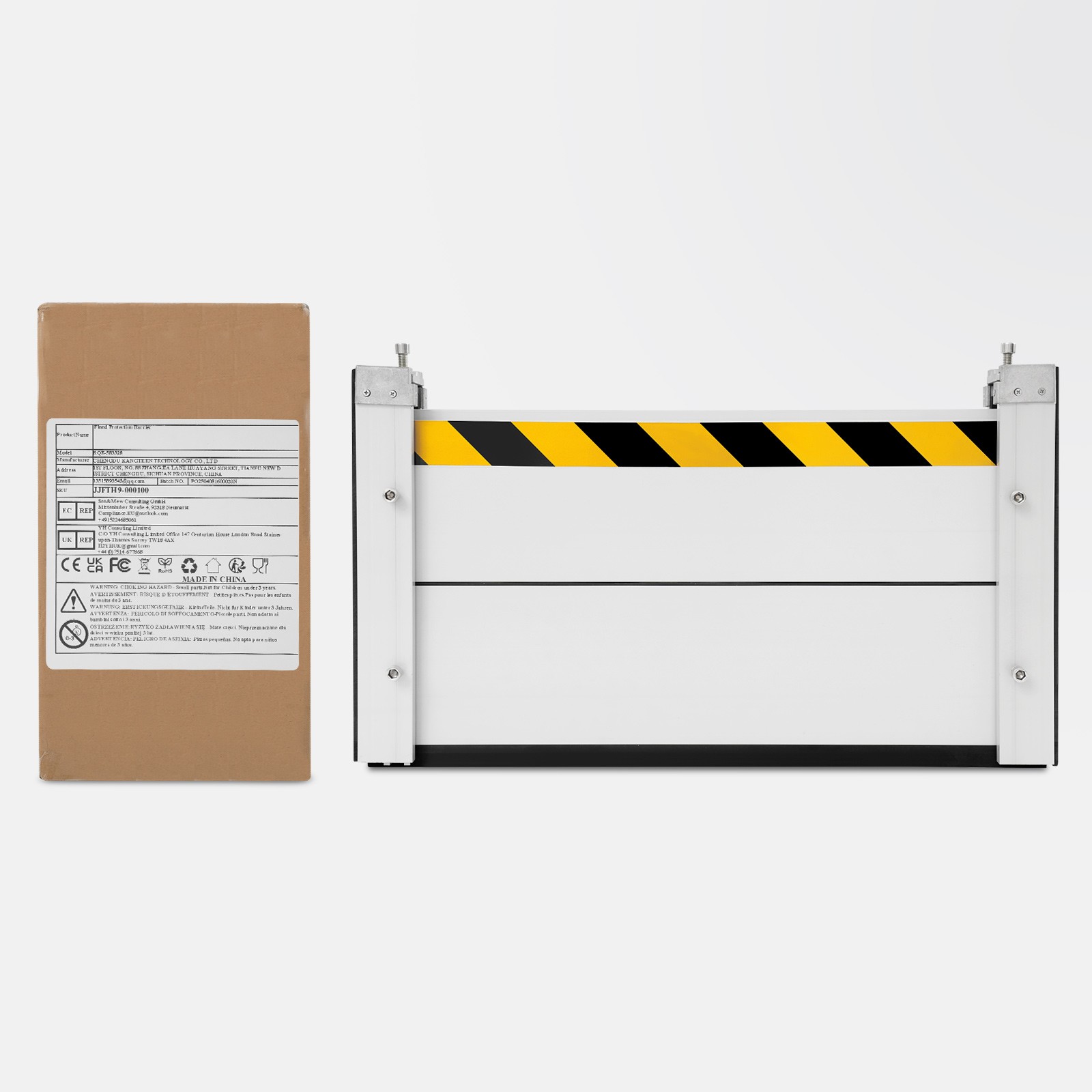 Heavy Duty Unit Module Design Flood Protection Barrier Reusable Flood Barrier