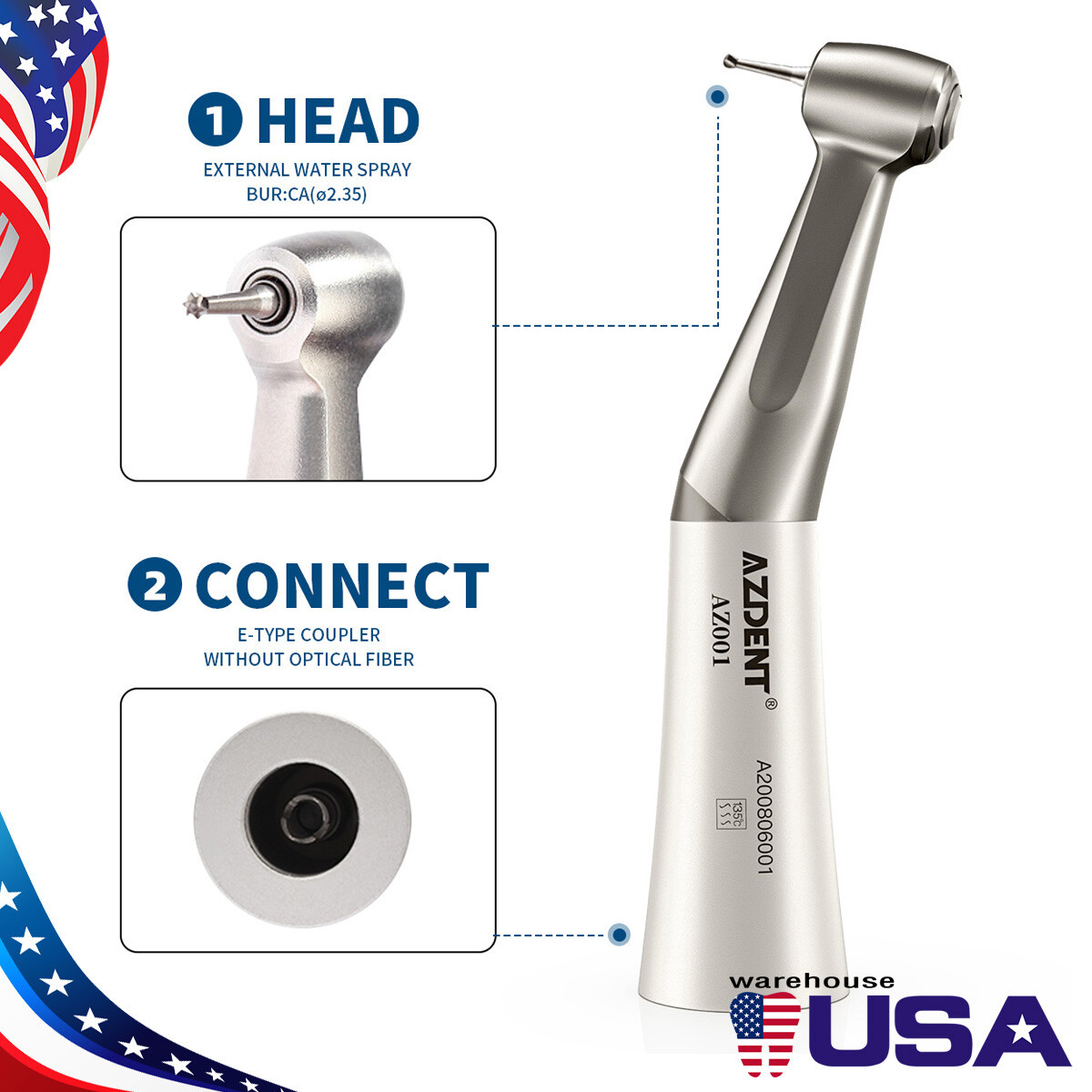 Portable Dental Mobile Delivery Unit System Air Compressor /Handpiece 4Holes