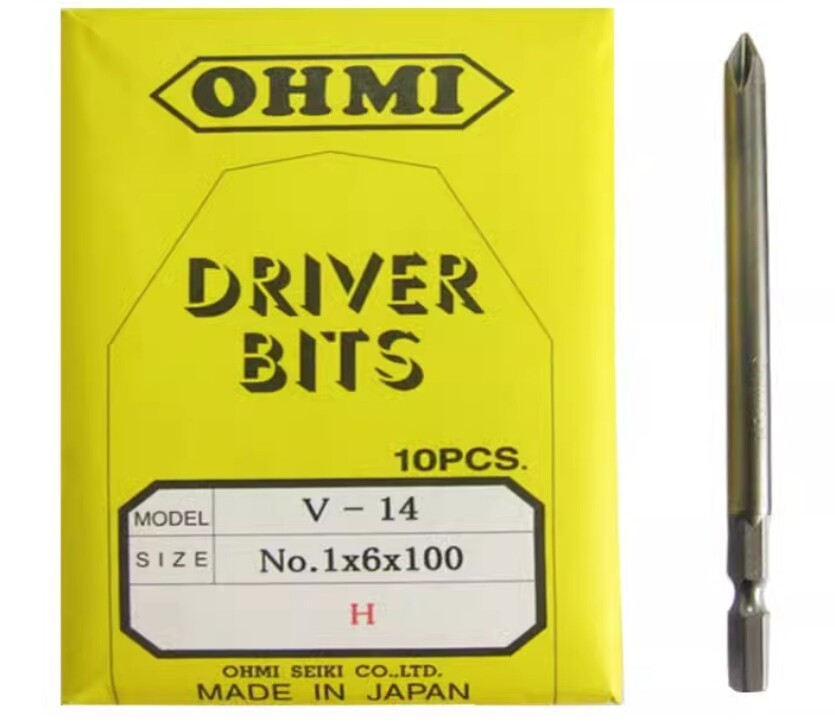 10pc/pack NEW FIT FOR OHMI Cross Head V-14 No.1 x6x50/75/100/120/150/200/250/300
