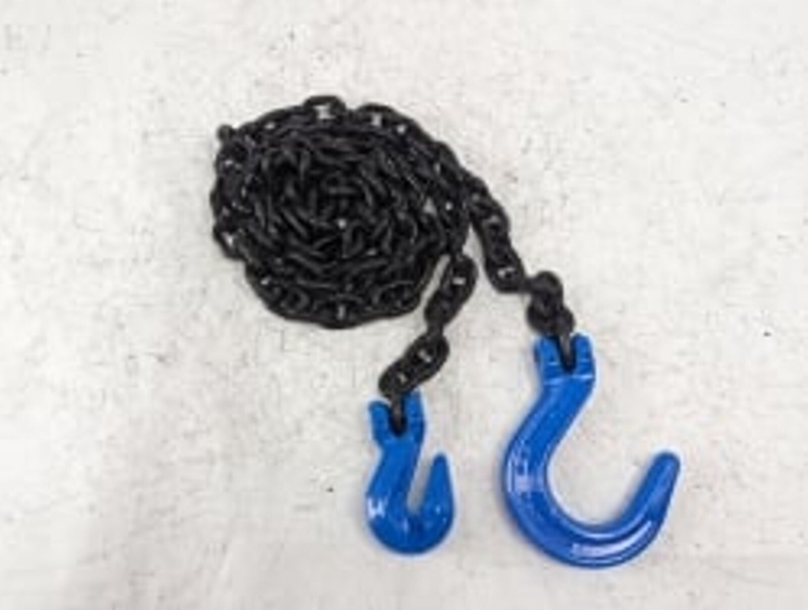 3/8″ x 10′ G100 Chain with Grab Hook and Foundry Hook (2 Pack)