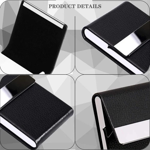 Professional Business Card Holder PU Leather Business Card Case Name Card Holder