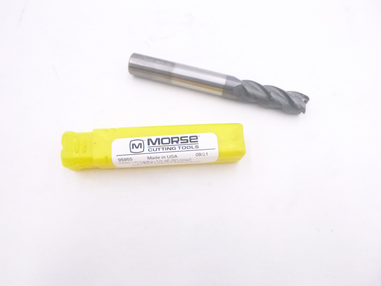 Morse 1/2″ × 1/2″ × 4″ 0.0600″ C/R 4 Flute Single End Carbide Finishing End Mill