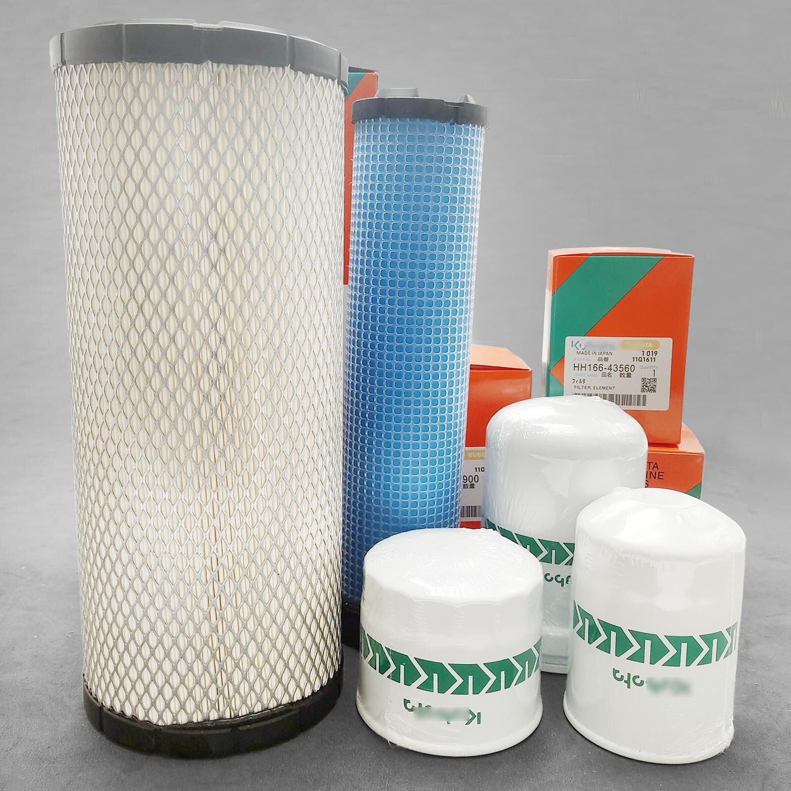 OEM Complete Filter Service Kit for Kubota SVL75 SVL75-2 HST (SN 26157 & Below)