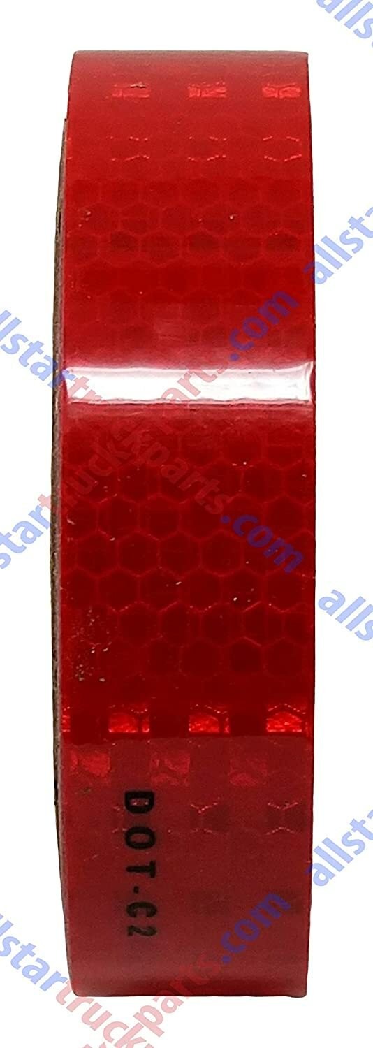 Red DOT-C2 Reflective Tape Conspiciuity Safety Caution Night Trailer Truck Semi
