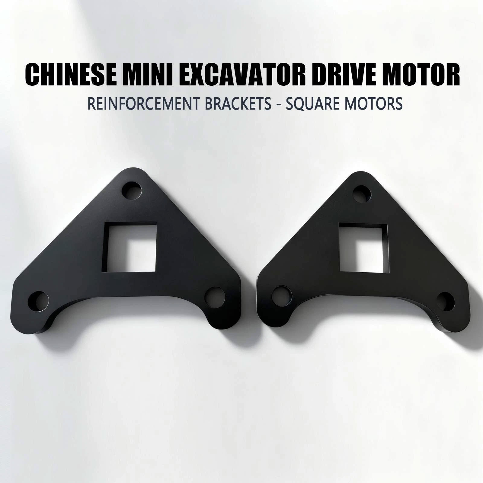 2Pc Flange bracket For Chinese Mini Excavator Drive Motor Reinforcement Bracker