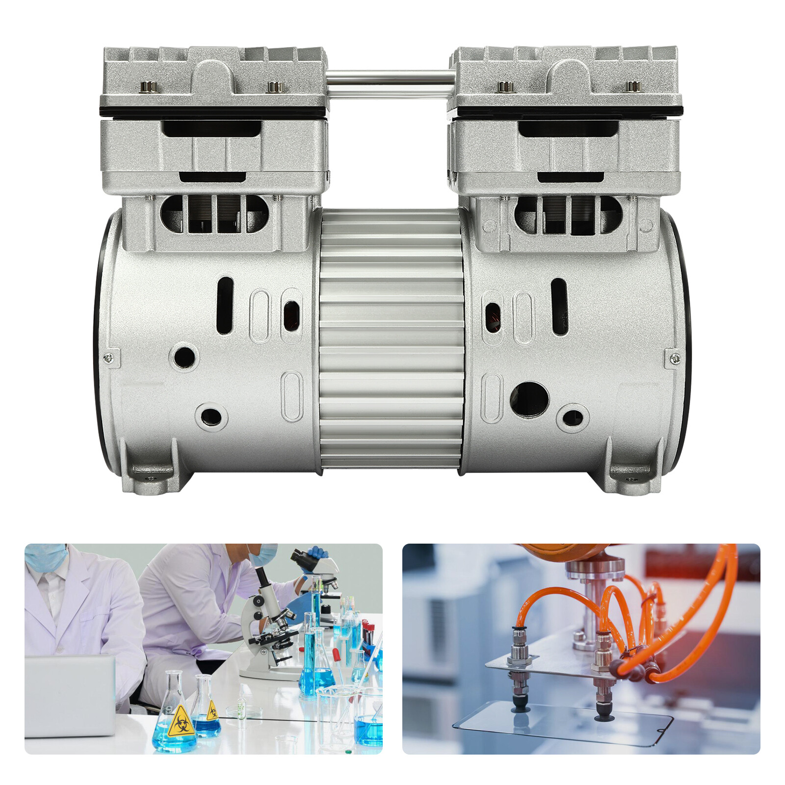Oil-Free Silent Air Pump Small Air Pump Head Motor Air Compressor Head 800W