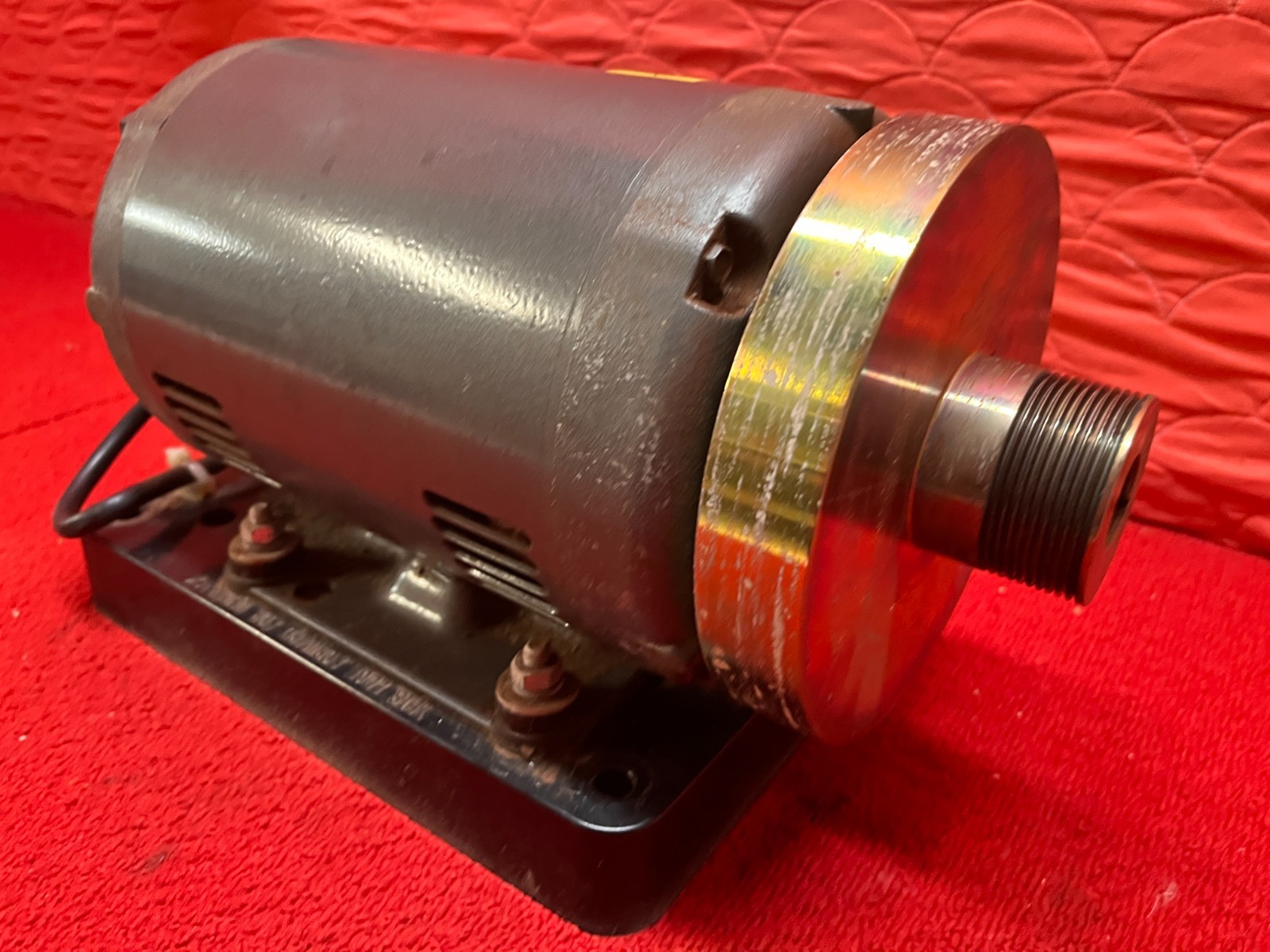 Used Baldor-Reliance Industrial Motor 2 HP 1740RPM 200V 6.2A Good Condition