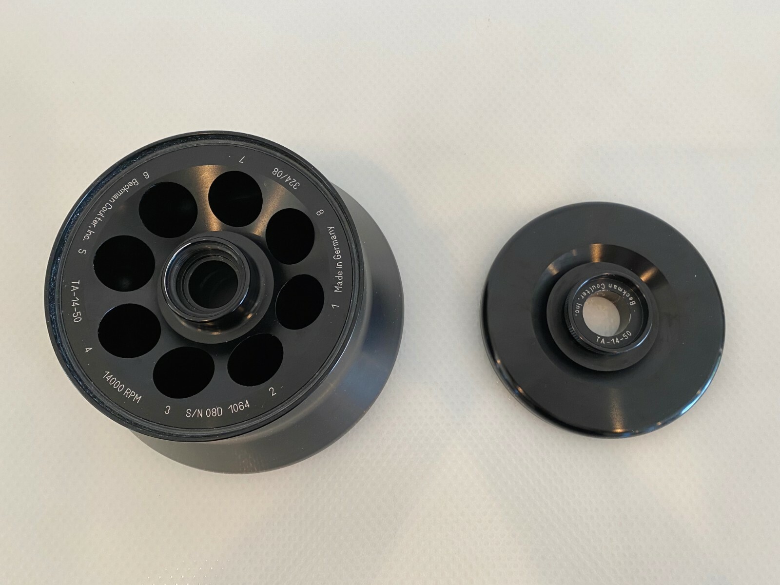 Beckman Coulter Fixed Angle Rotor Model TA-14-50, 8 x 50 ML With Warranty
