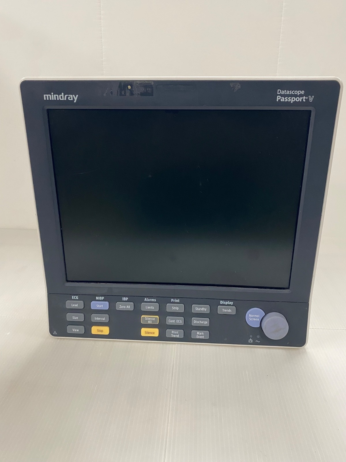 MINDRAY Datascope Passport V Patient Monitor Screen Damage Powers on