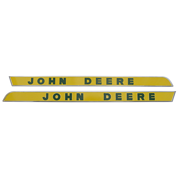 AR28048 Side Molding Set Raised Letter Fits John Deere Tractor 2010 3010 4020