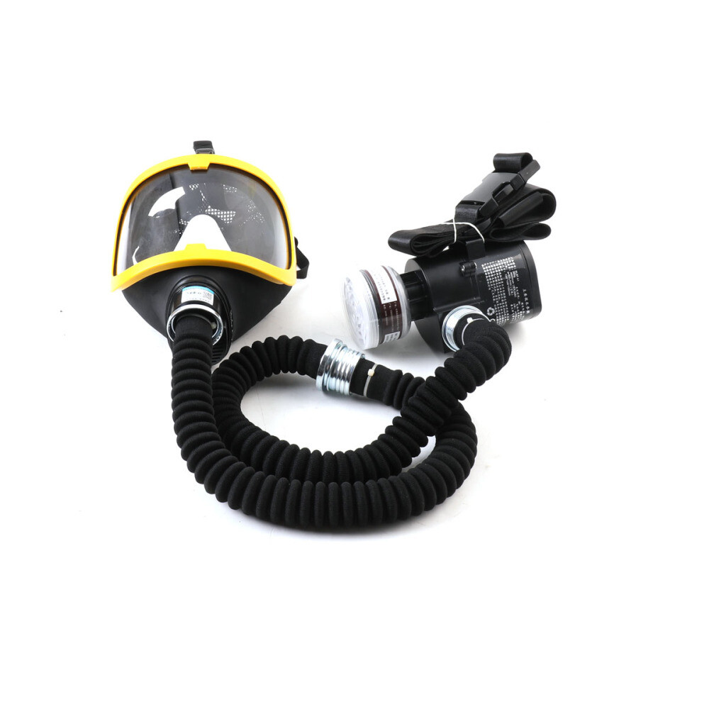 Electric Full Face Gas Mask Constant Flow Respirator Supplied Air Fed System us