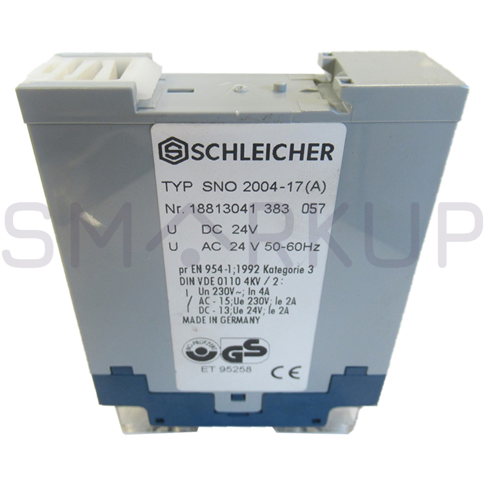 Used & Tested SCHLEICHER SNO 2004-17 Safety Relay