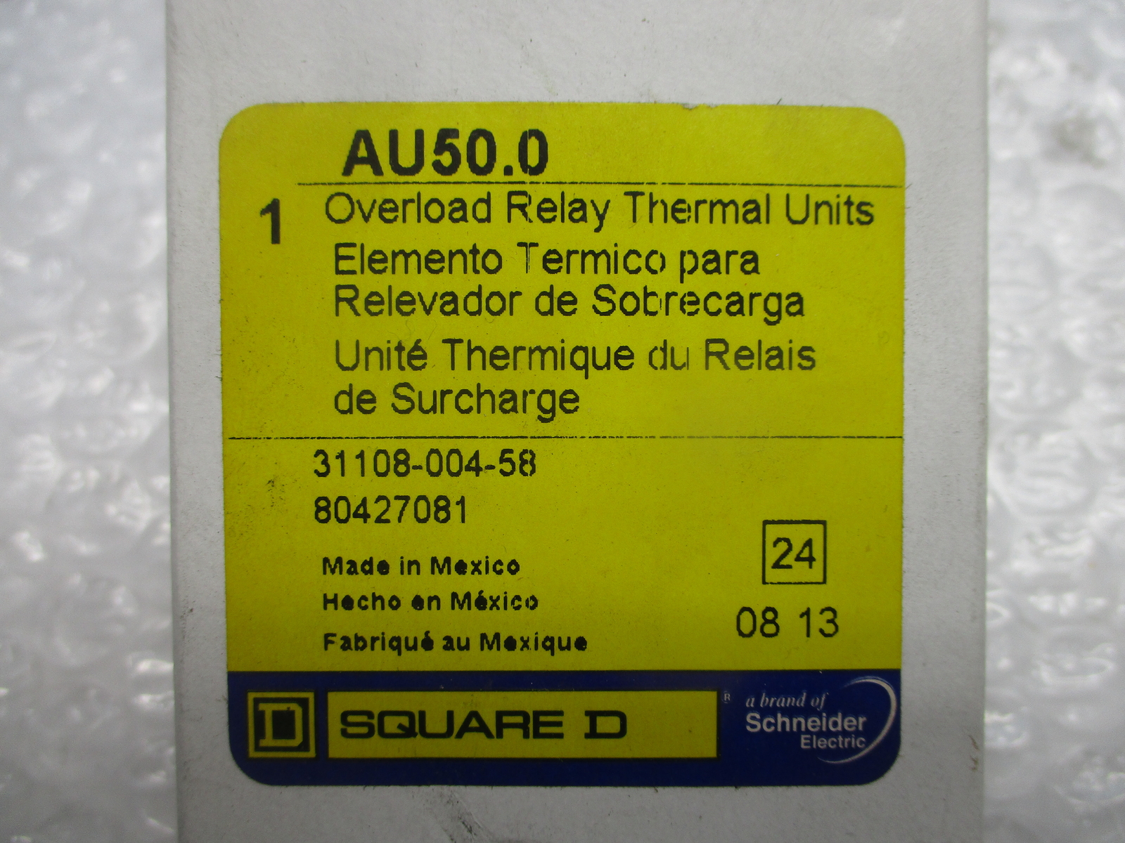 SQUARE D AU50.0 HEATER NSMP
