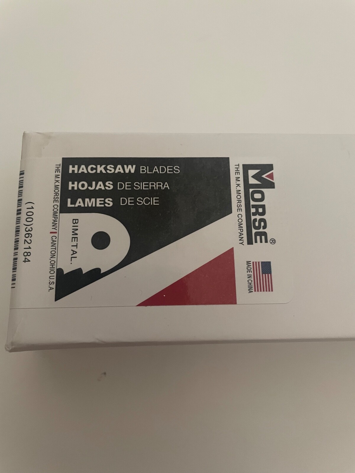 100 Count Box – Morse Hacksaw Blade 18 TPI Bi-Metal 1/2 in W x 12 in L