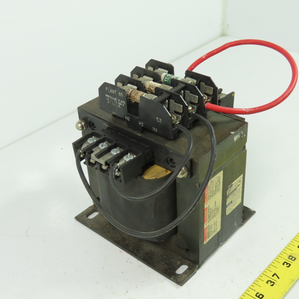 Square D TF750D1 1Ph Control Transformer 220/240-440/480V Pri 110/120VSec .75KVA