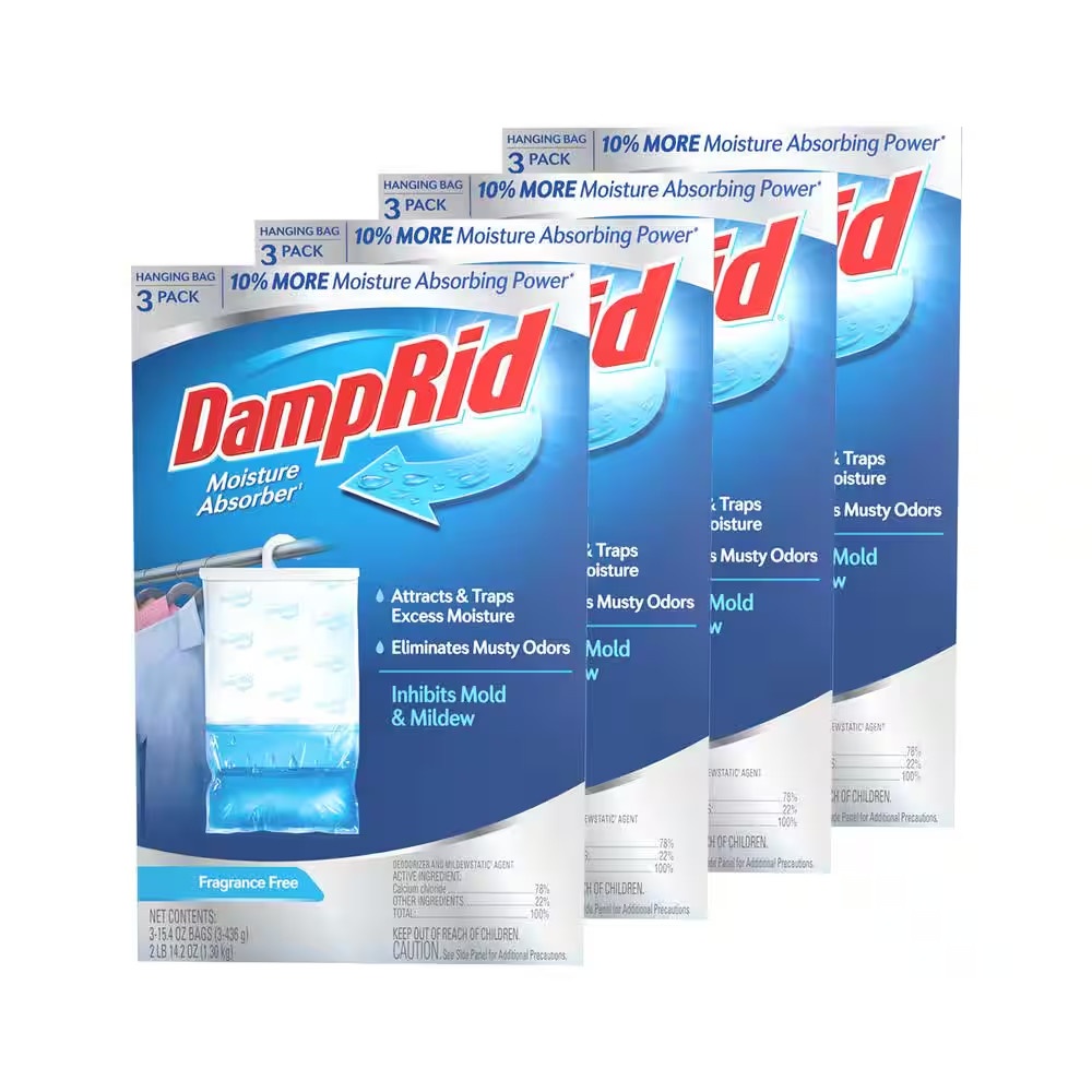 15.4 Oz. Fragrance Free Hanging Bag Moisture Absorber (12-Pack)