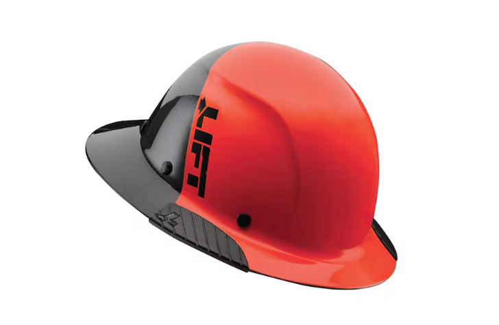 DAX Carbon Fiber Full Brim 50-50 (Orange/Black) LIFT, HDF50C-19OC