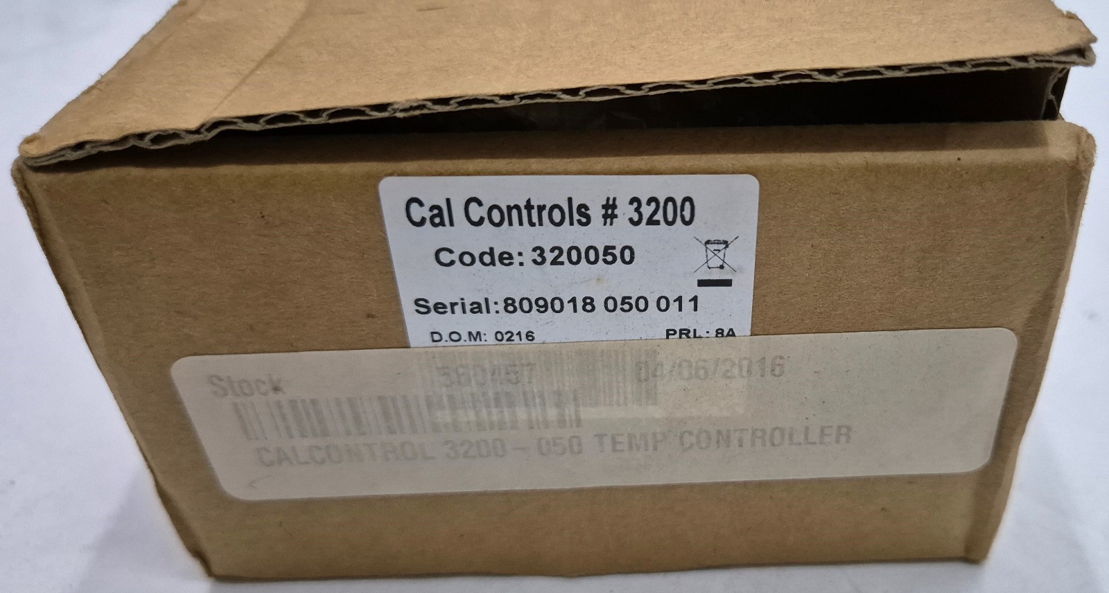 CAL CONTROLS 3200 PID Temperature Controller CODE: 320050