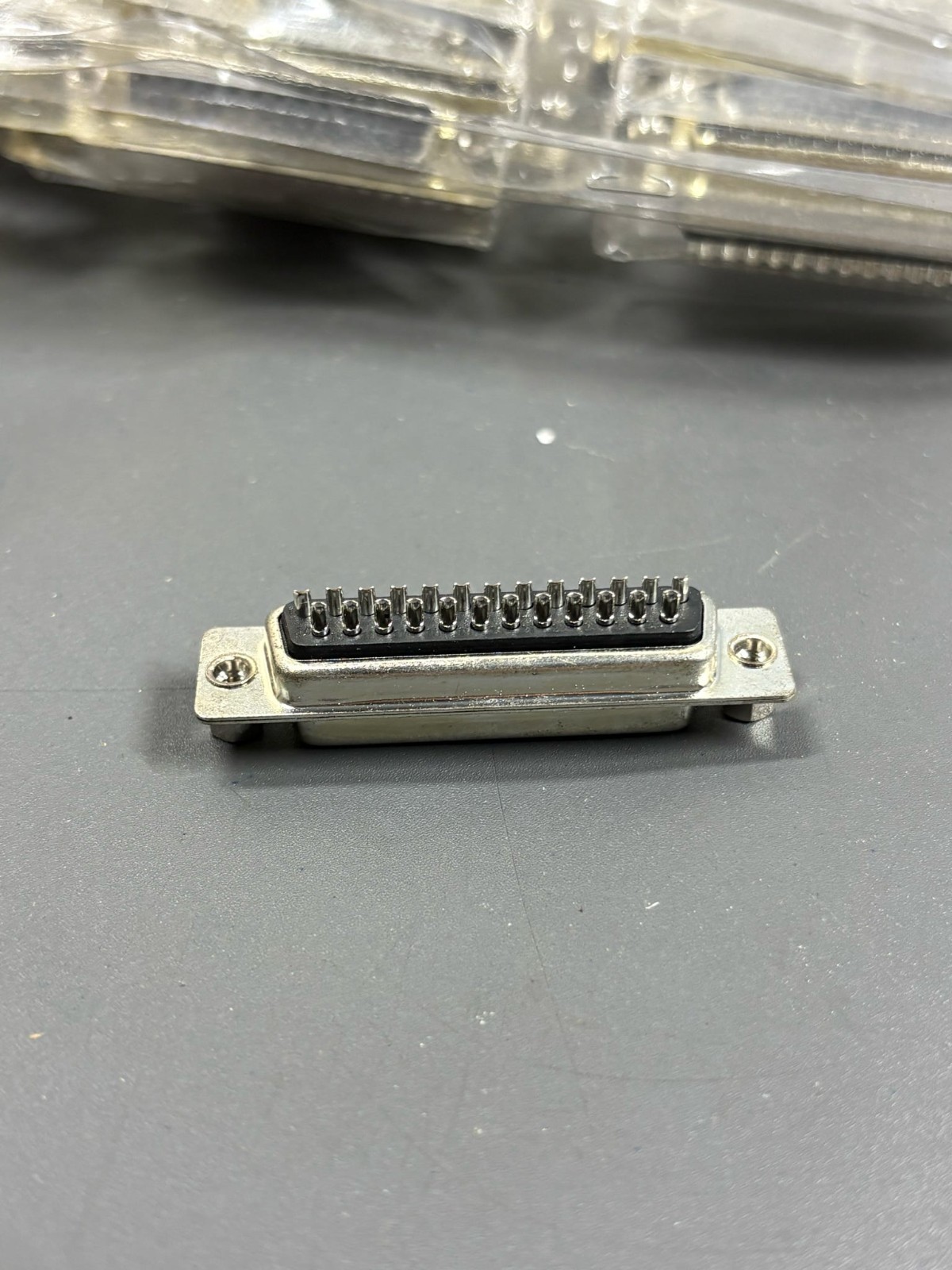 48 PCS DB25 Female Panel Mount D-Sub Connectors 25 Pin Solder Type Serial Port