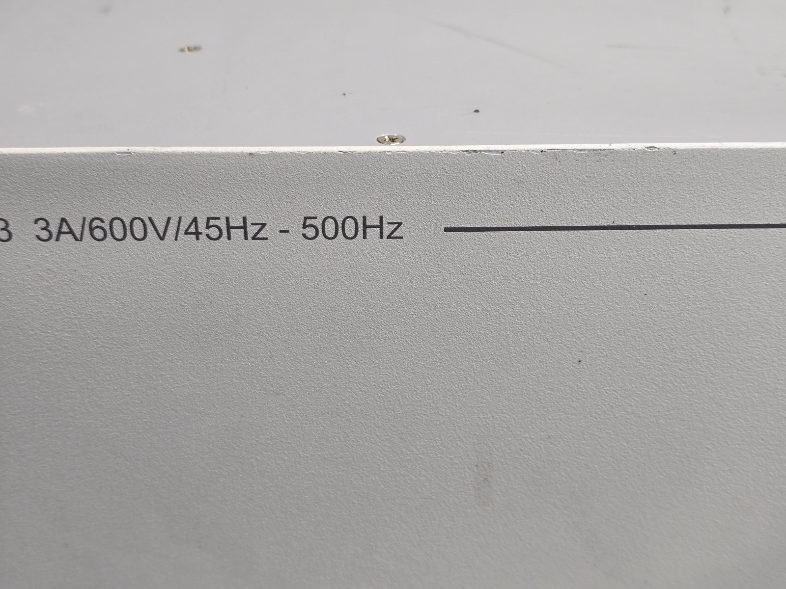 Chroma QuadTech A615003 AC Voltage Transform Unit 3A 600V 45Hz 500Mhz No Power