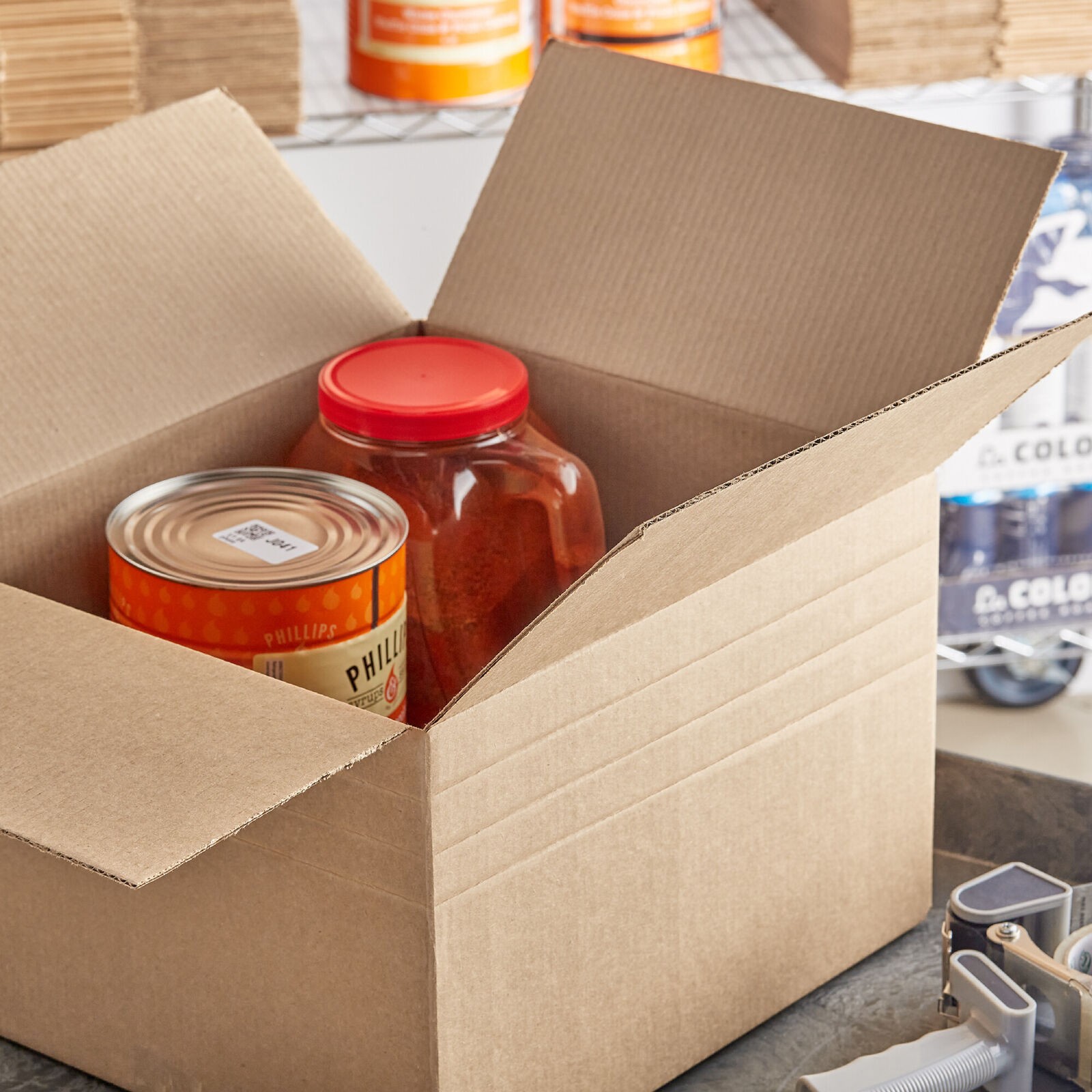14 x 14 x 14″ Multi-Depth Corrugated Boxes, Brown 25/Bundle ECT-32