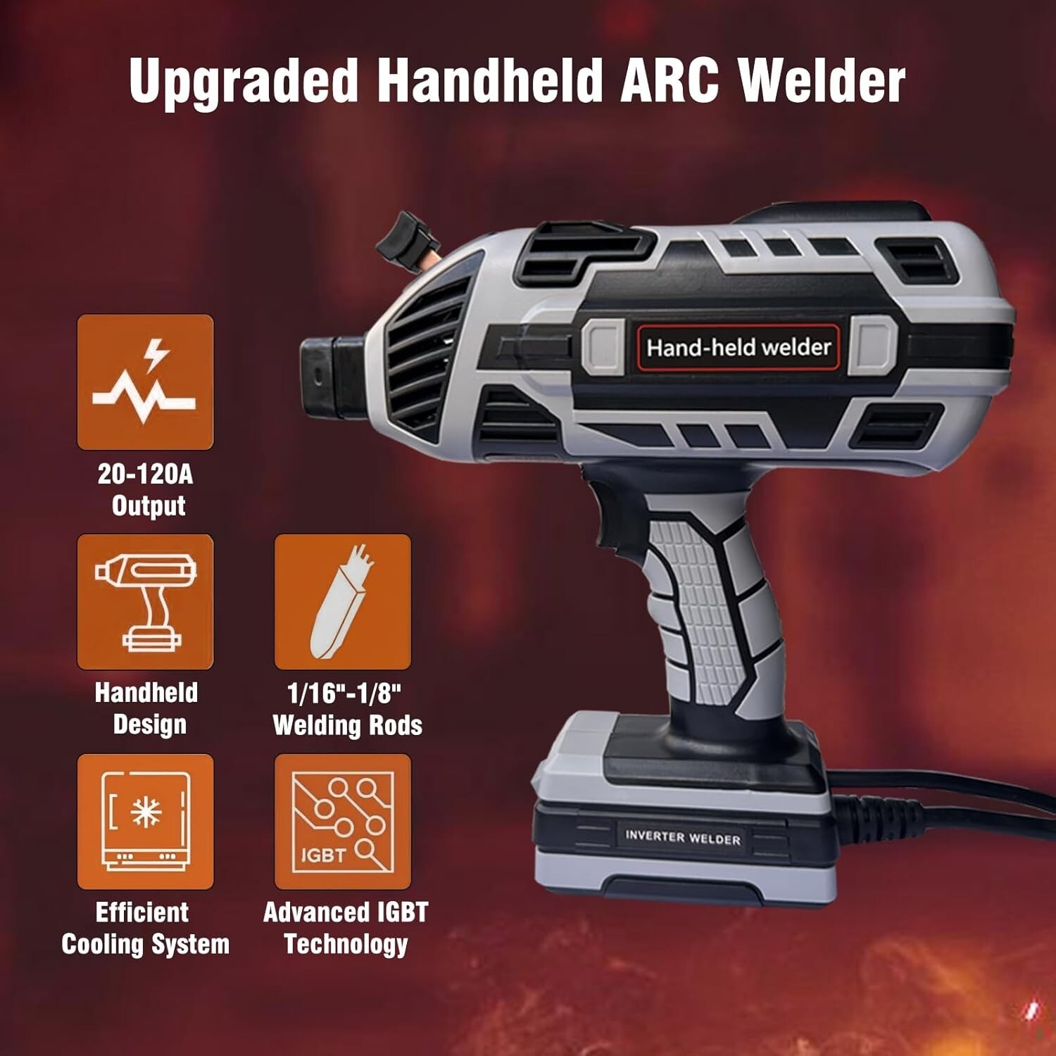 Saker Portable Electric Welding Machine,110V Portable Welder Handheld with IG…