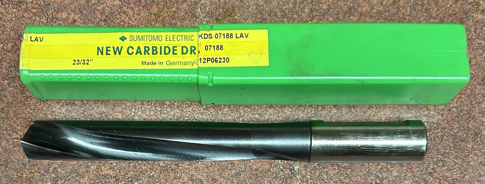 Sumitomo KDS 07188 LAV Brazed Carbide‑Tipped Drill