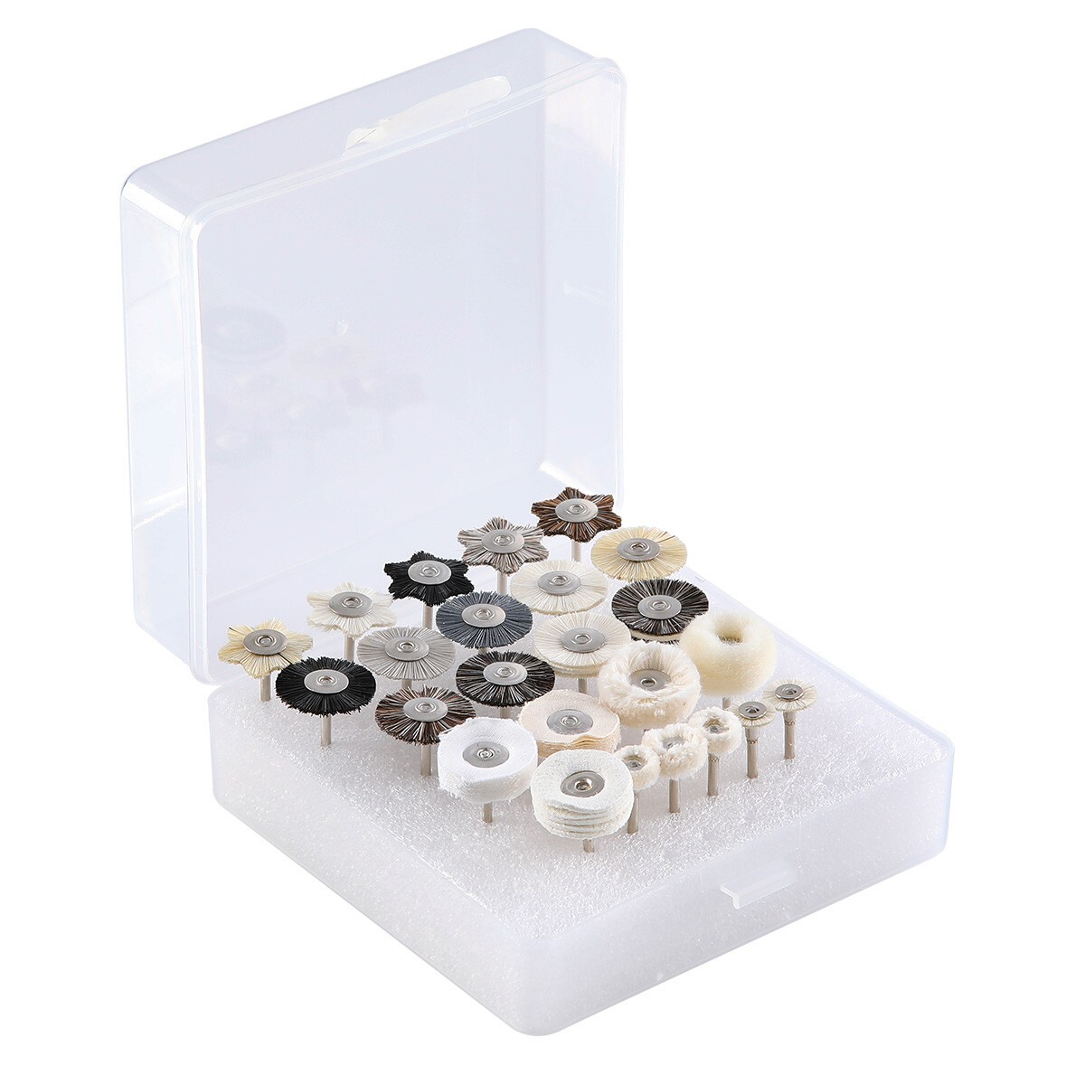 51Pcs/Box Dental Lab Polishing Kit HP Shank For Composite Ceramic 2.35mm
