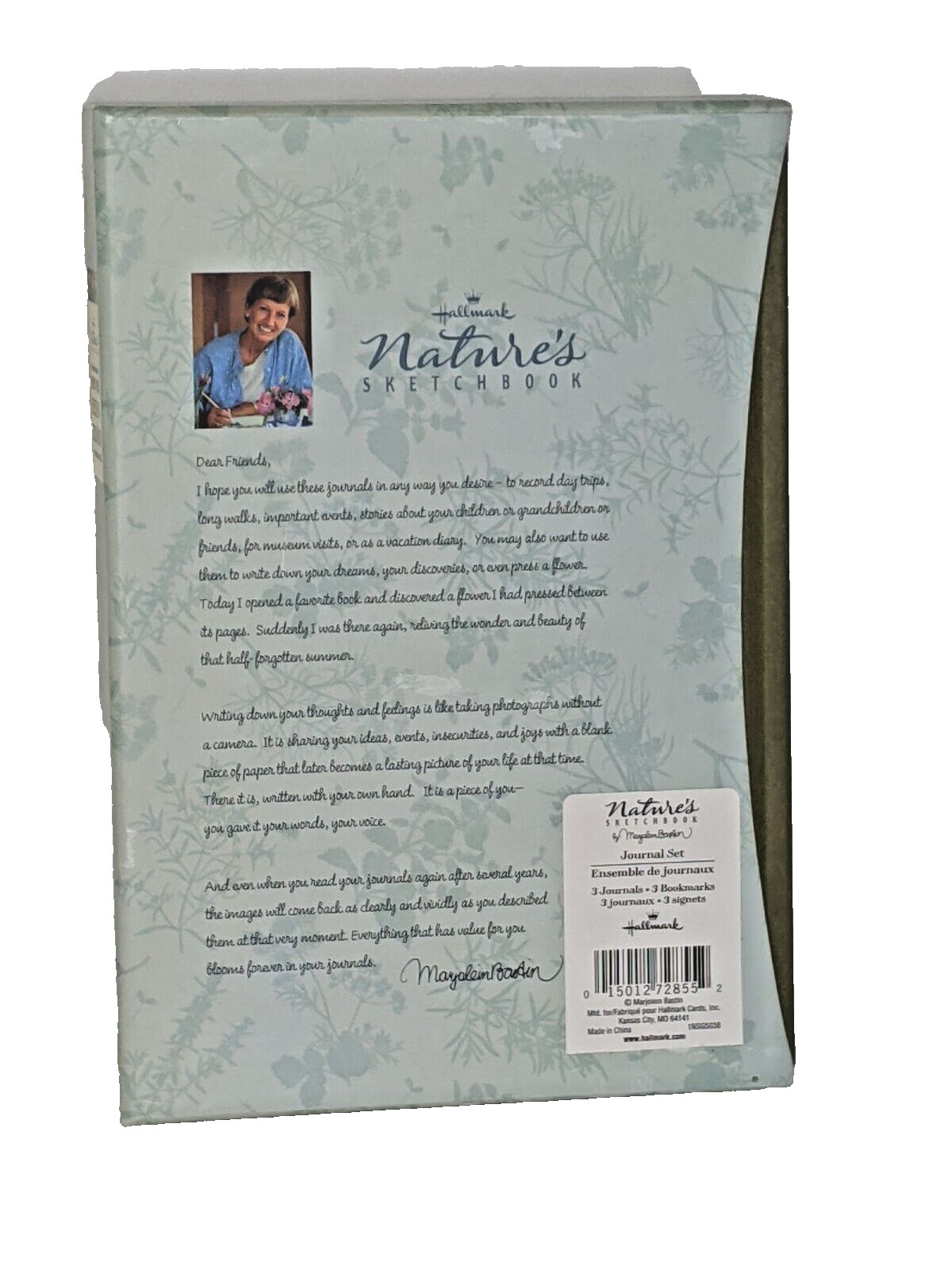 Hallmark Marjolein Bastin 3 JOURNALS Hardcover Discover Renew Bloom