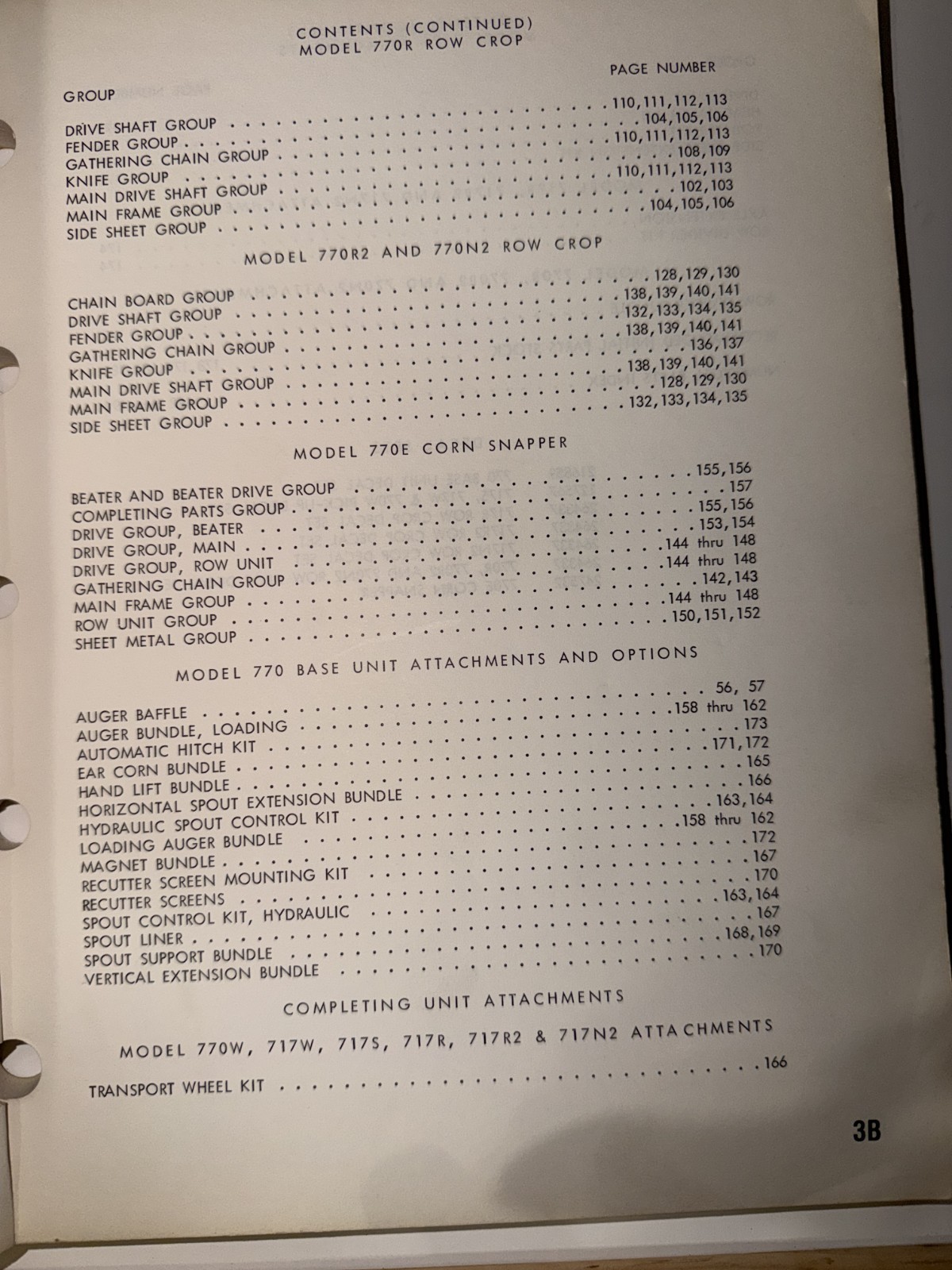 New Holland 770, 717W, 717S, 717R, 717R2, 770R2, Service Operators Manual 1978