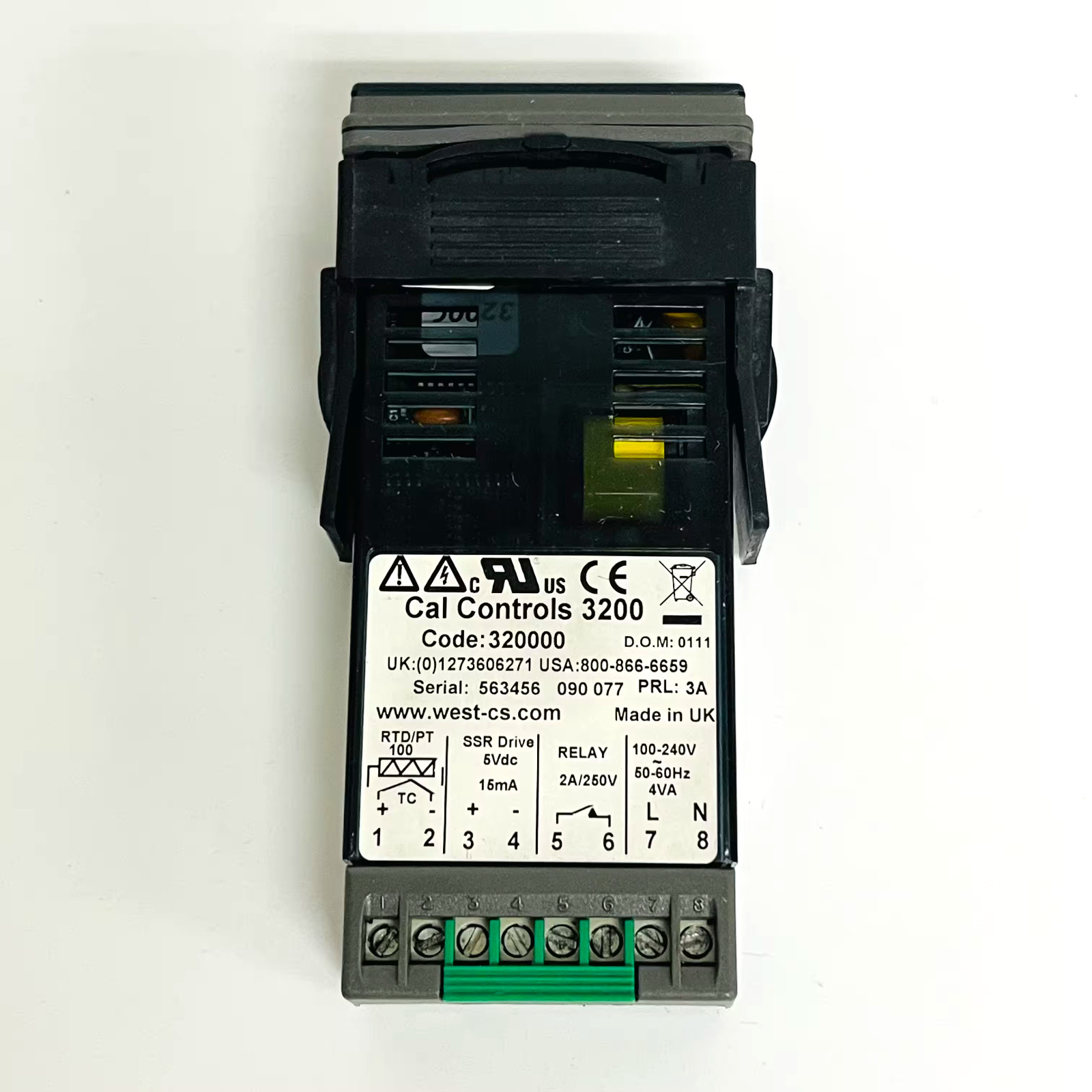 «TESTED» CAL Controls 3200 PRL:3A Digital Temperature Controller