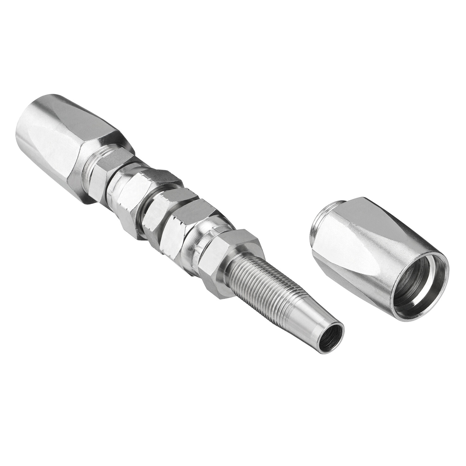 Hydraulic Hose Repair Kit 1/4″ 3/8″ 1/2″ ID For R16 R19 2-Wire Hydraulic Hoses