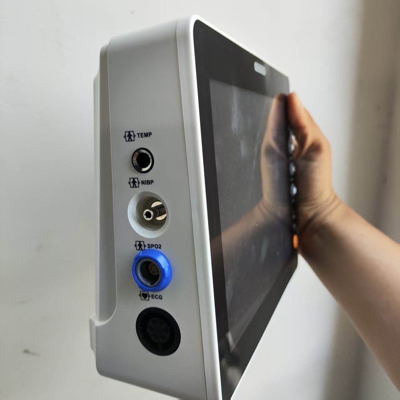 8″ Patient Monitor Multi-Parameter Vital Signs Machine ECG NIBP SPO2 Hospital