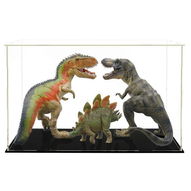 Clear Acrylic Display Case Dustproof Protect Model Toy Figure Storage Showcase