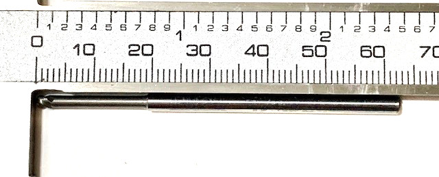 3/32″ CARBIDE 4FL S.E. EXTENDED NECK LONG BALL END MILL LRW MADE IN USA NEW 1PC