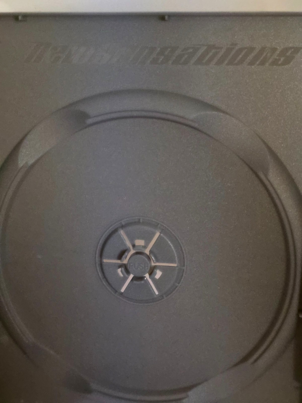 DARK GREY Standard Single Disc DVD Cases (14mm) «DIGITAL SIN» Logo on inside