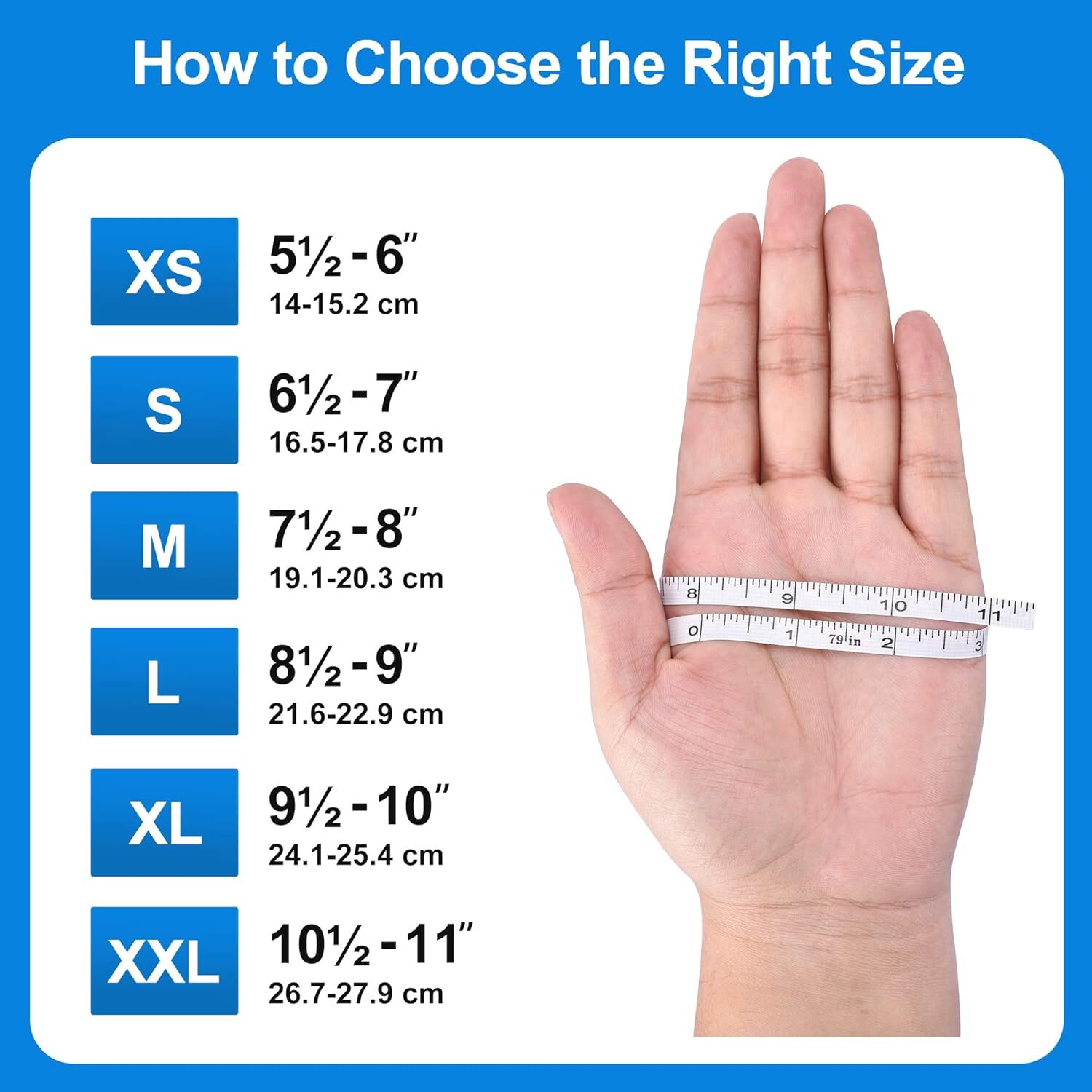 100pcs Vinyl Synthetic Exam Gloves 4-mil Powder-Free Latex-Free Non-Sterile