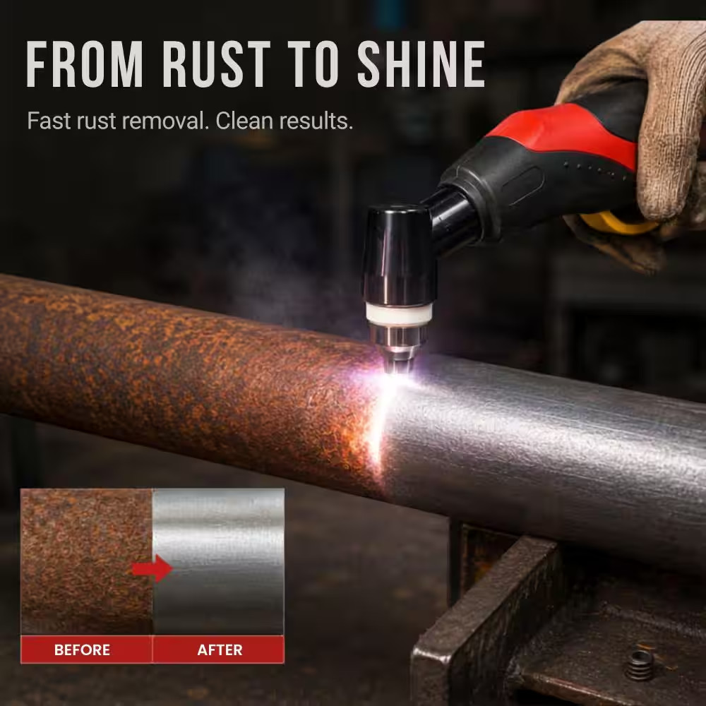 55 Amp Non-Touch Pilot Arc Plasma Cutter with Surface Rust Removal Mode, Dual Vo