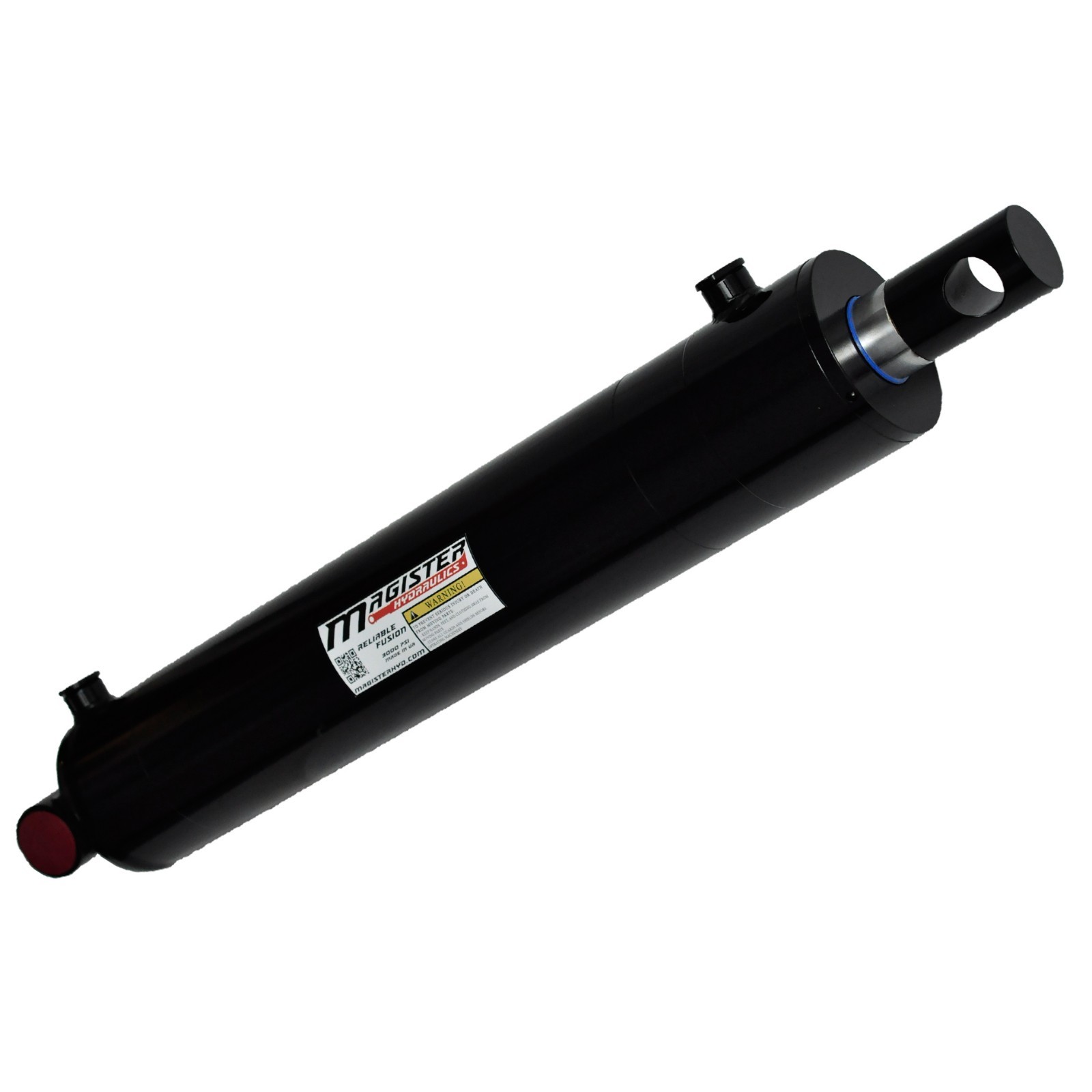 Hydraulic Cylinder Welded Double Acting 3″ Bore 20″ Stroke PinEye End 3×20 NEW