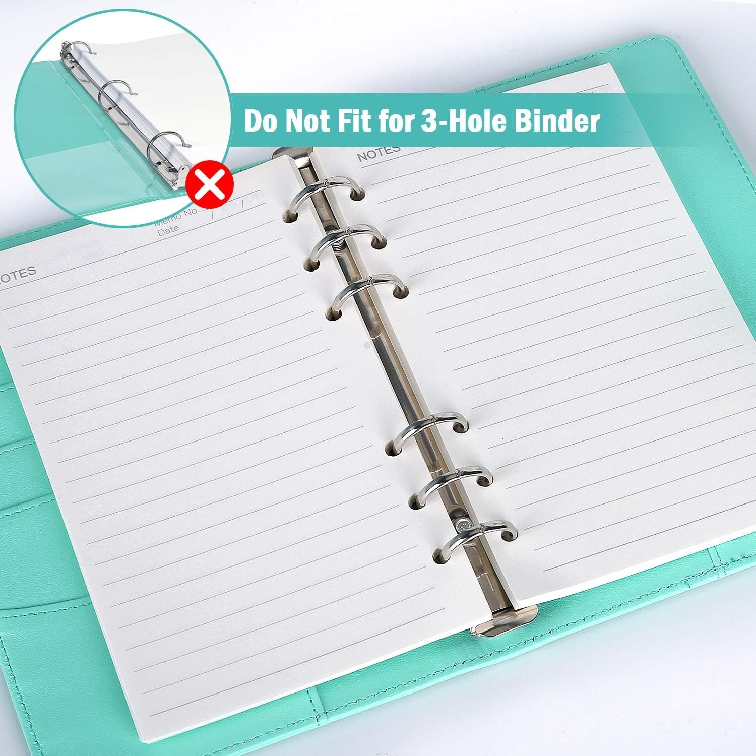 A6 Refill Paper 320 Pages Loose Leaf 6 Hole Notebook Planner Journals