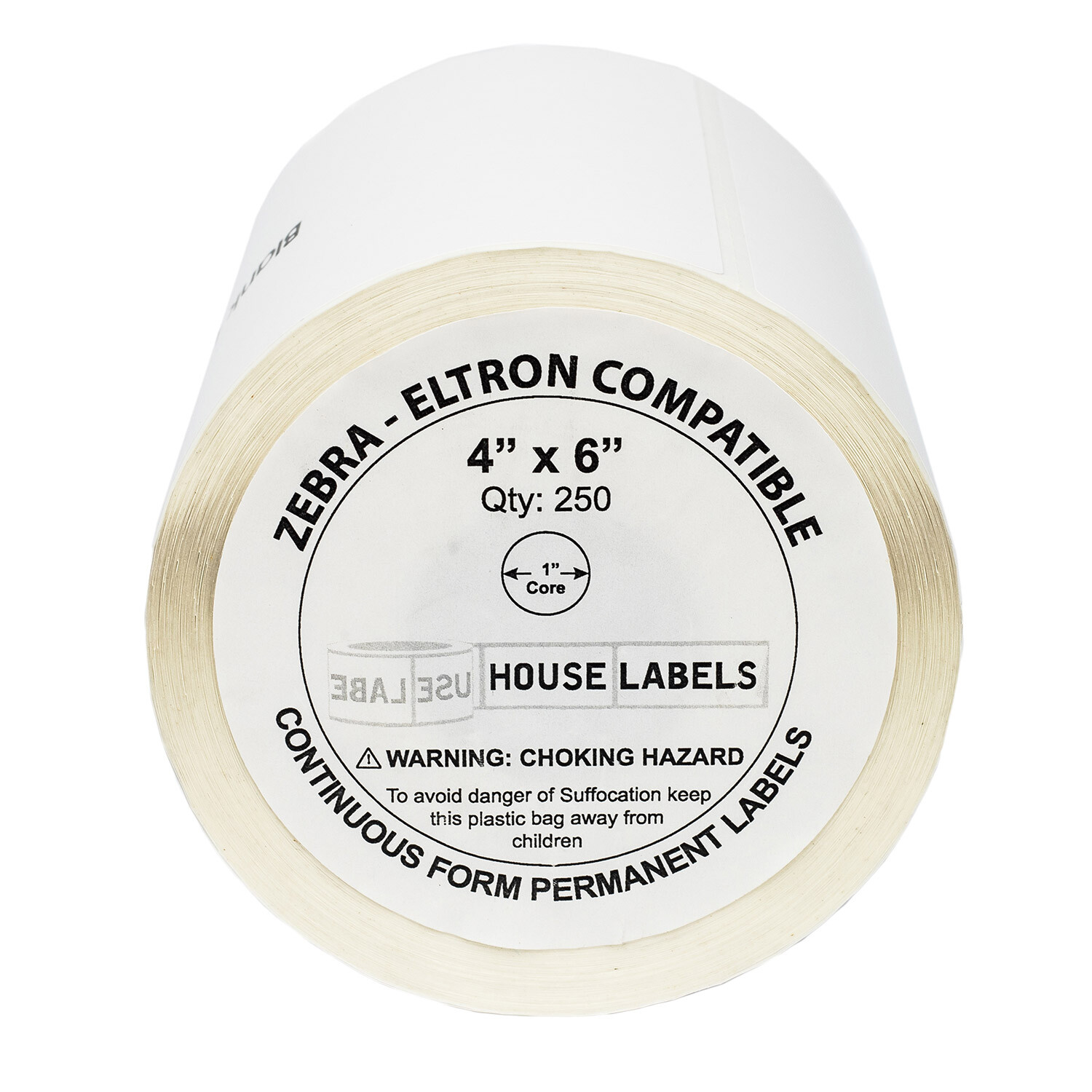 ZEBRA ELTRON 4 x 6 (4″ x 6″) Direct Thermal Shipping Labels – (20) Rolls of 250